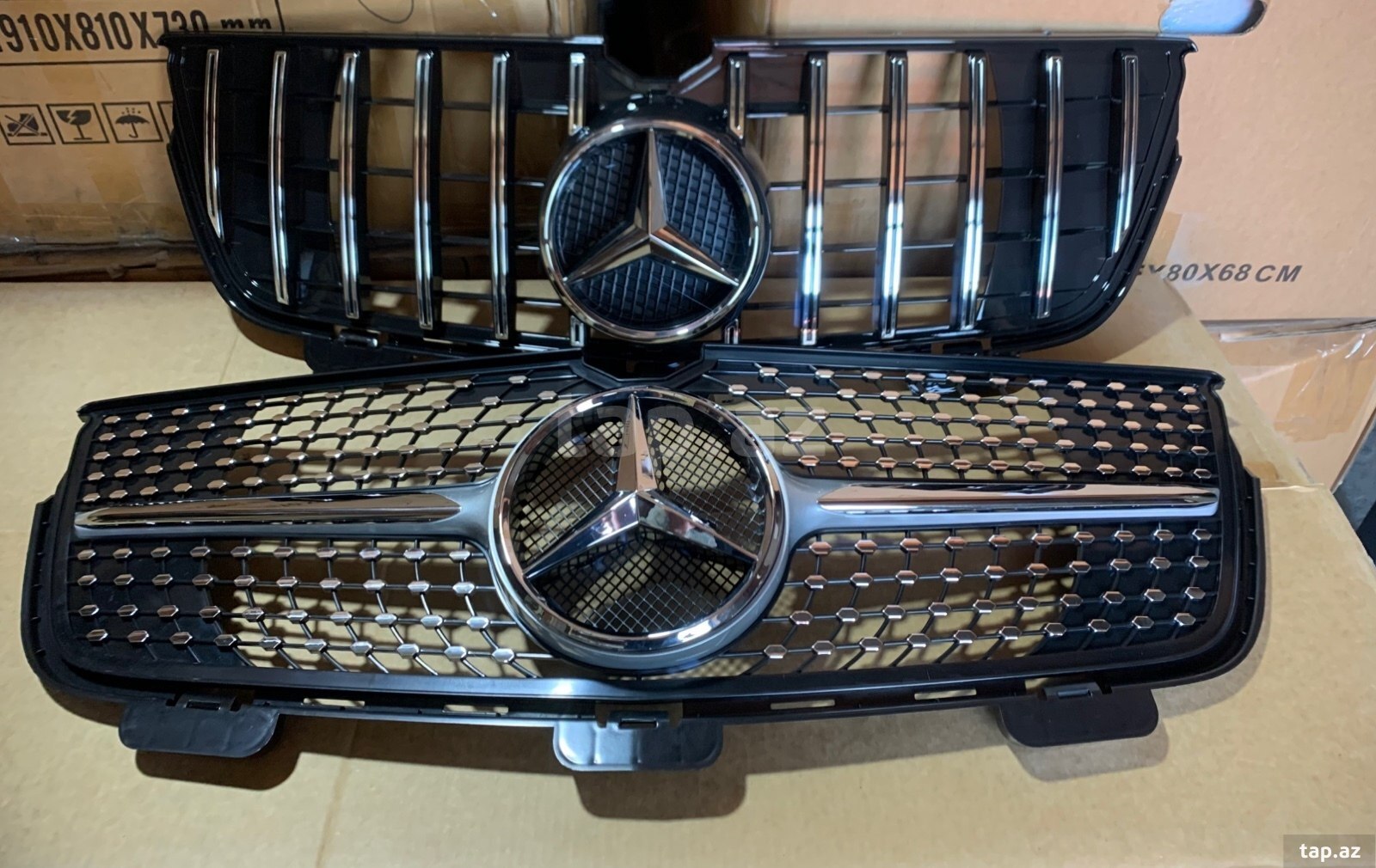 Mercedes W164 radiator barmaqlığı