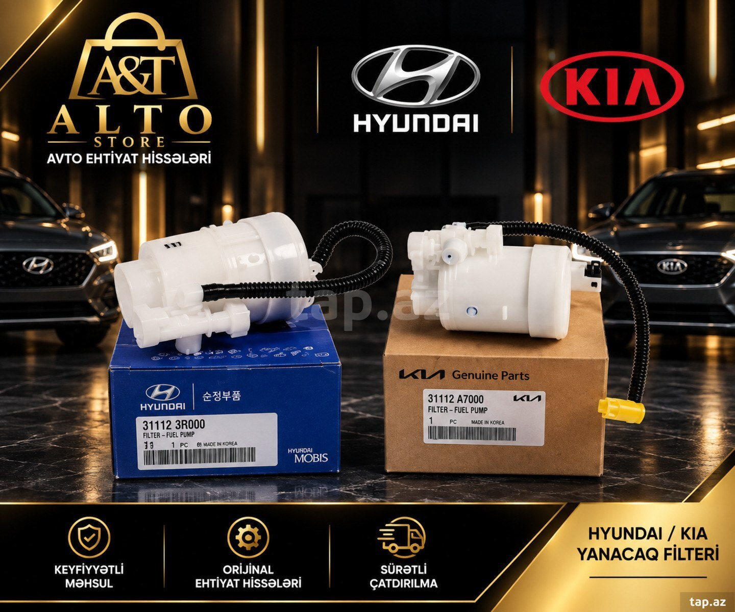 Hyundai Kia Yanacaq filtri