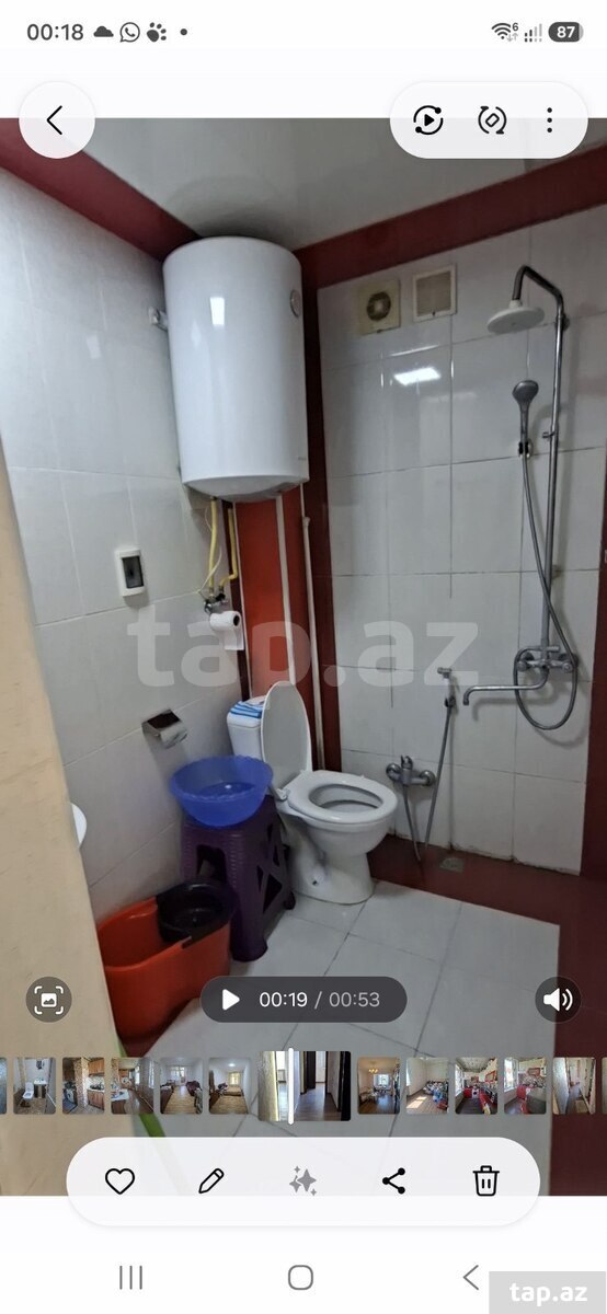 2-otaqlı mənzil, Şəki ş., 55 m²