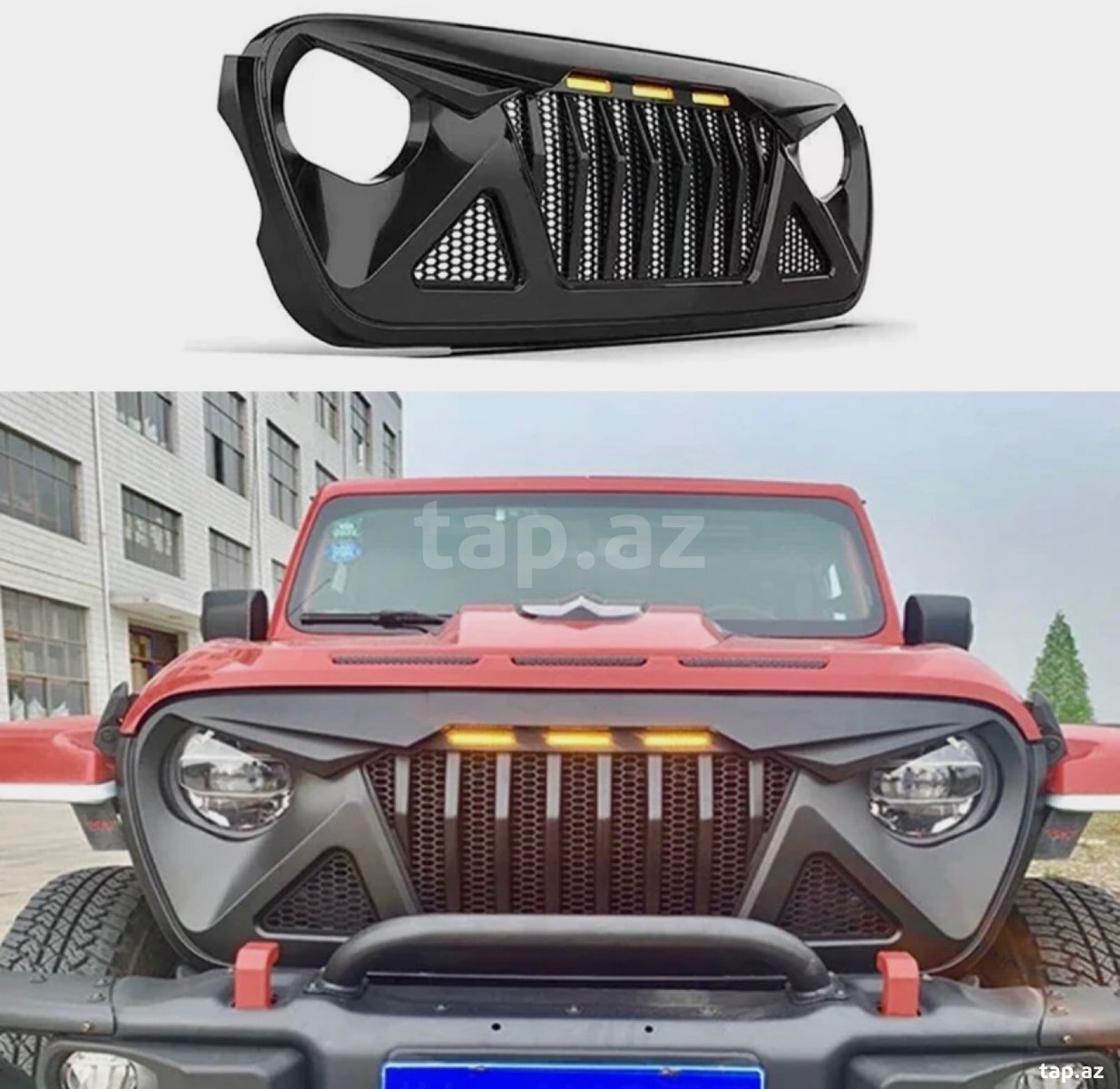 Jeep Wrangler radiator barmaqlığı