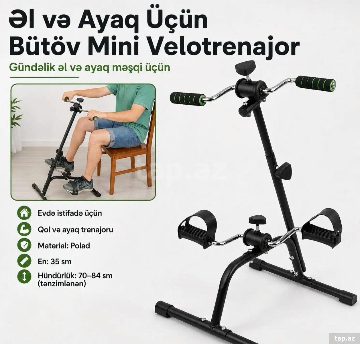 Əl və ayaq üçün velotrenajor