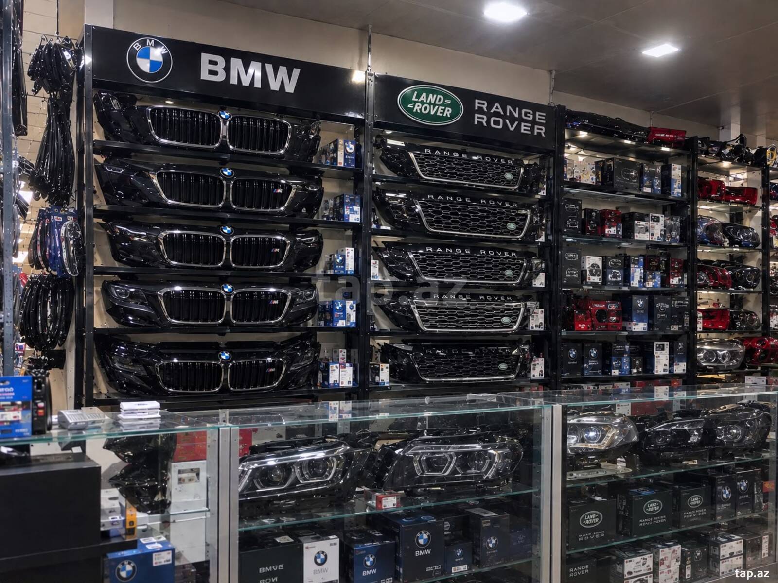 BMW, Range Rover ehtiyat hissələri və aksesuarları