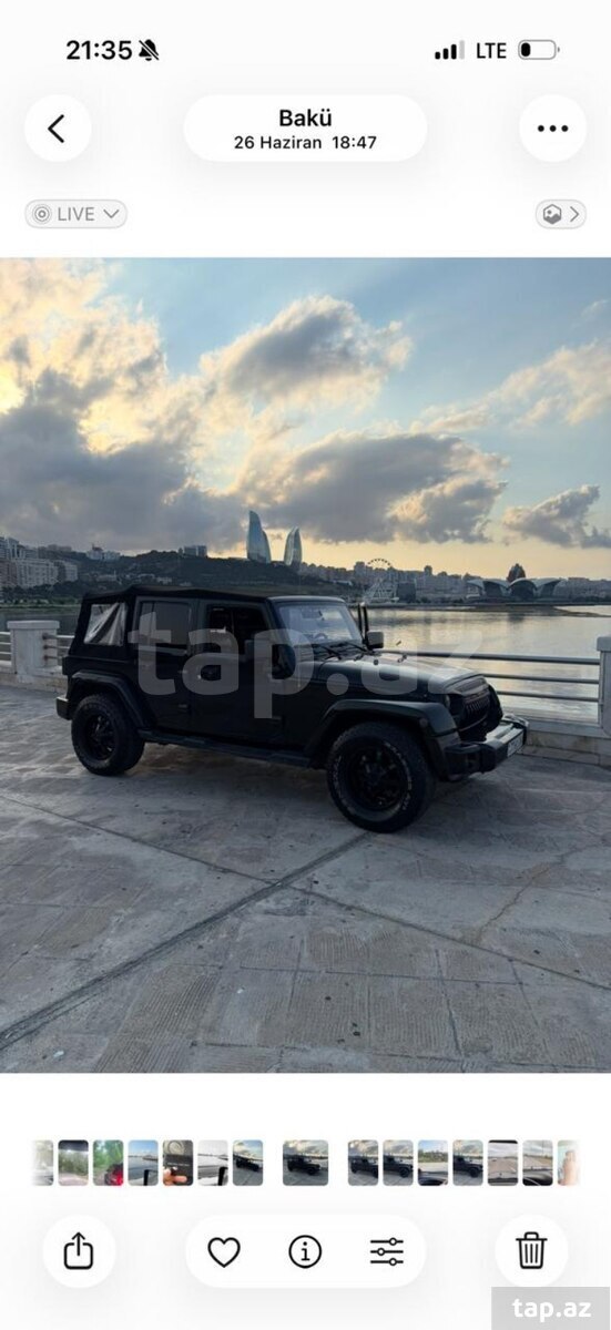 Jeep Wrangler çadırı
