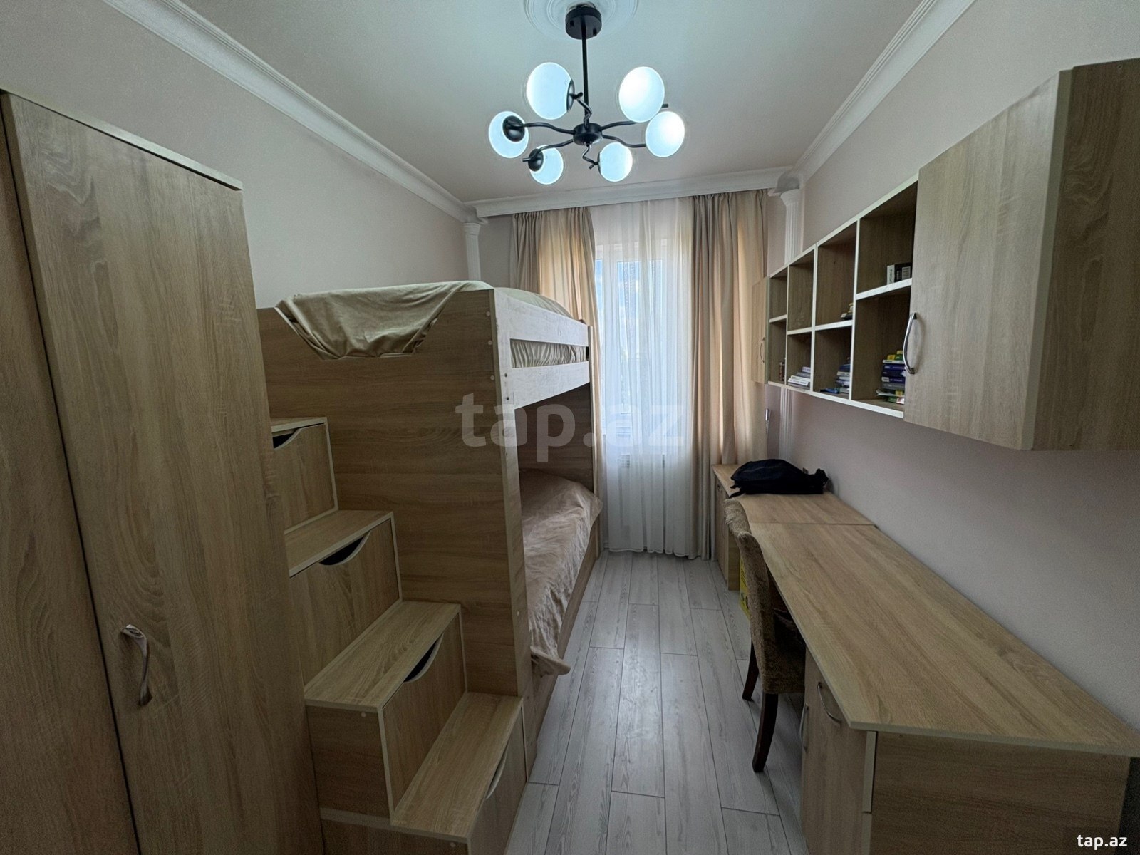 4-otaqlı mənzil, Gəncə ş., 90 m²