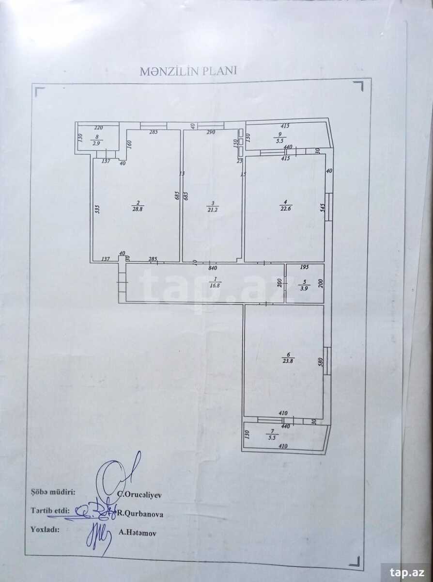 3-otaqlı yeni tikili, Xətai r., 122 m²