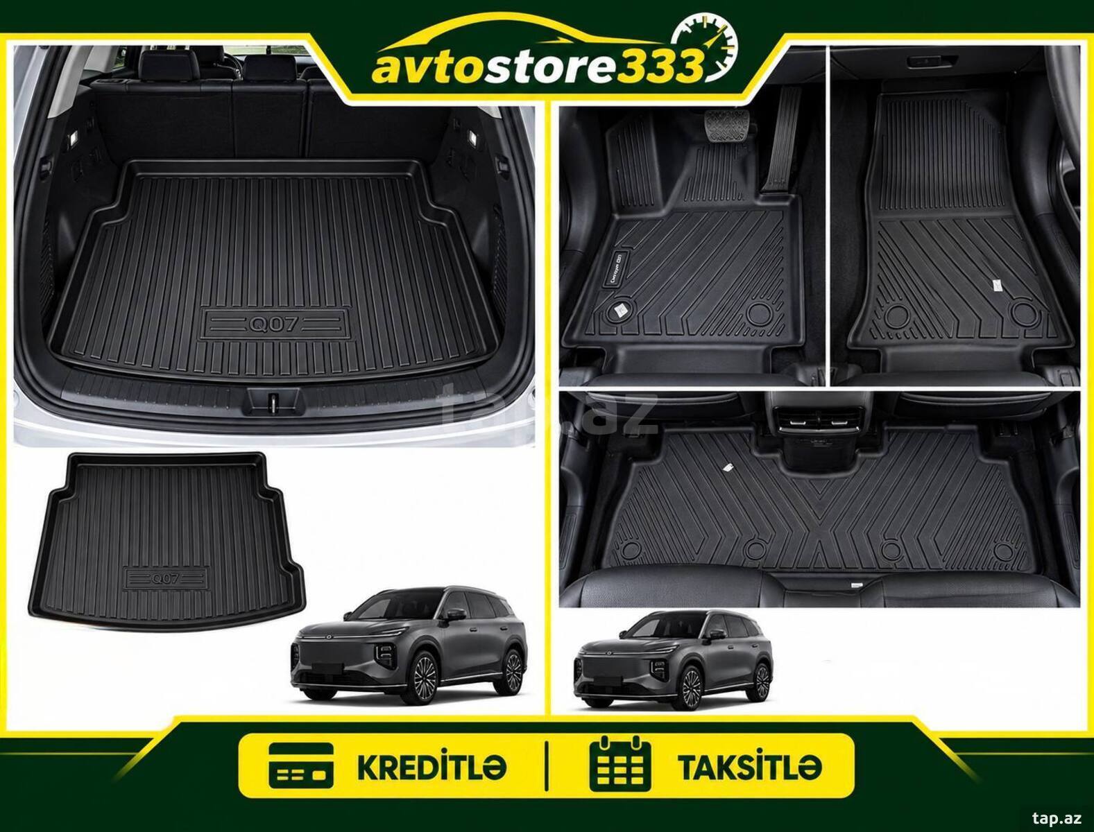 Changan Q07 ayaqaltı vanna və baqaj rezini