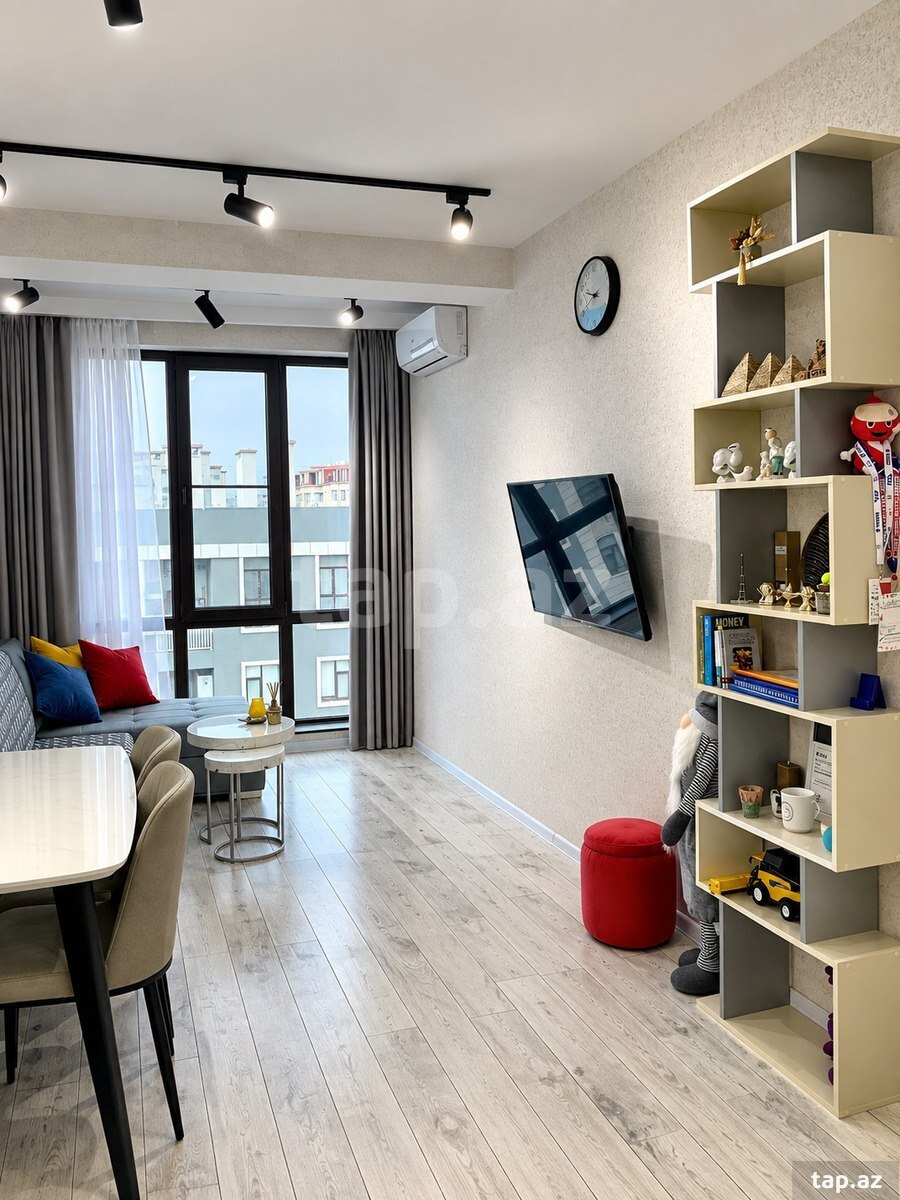 2-otaqlı yeni tikili, N. Nərimanov m., 62 m²