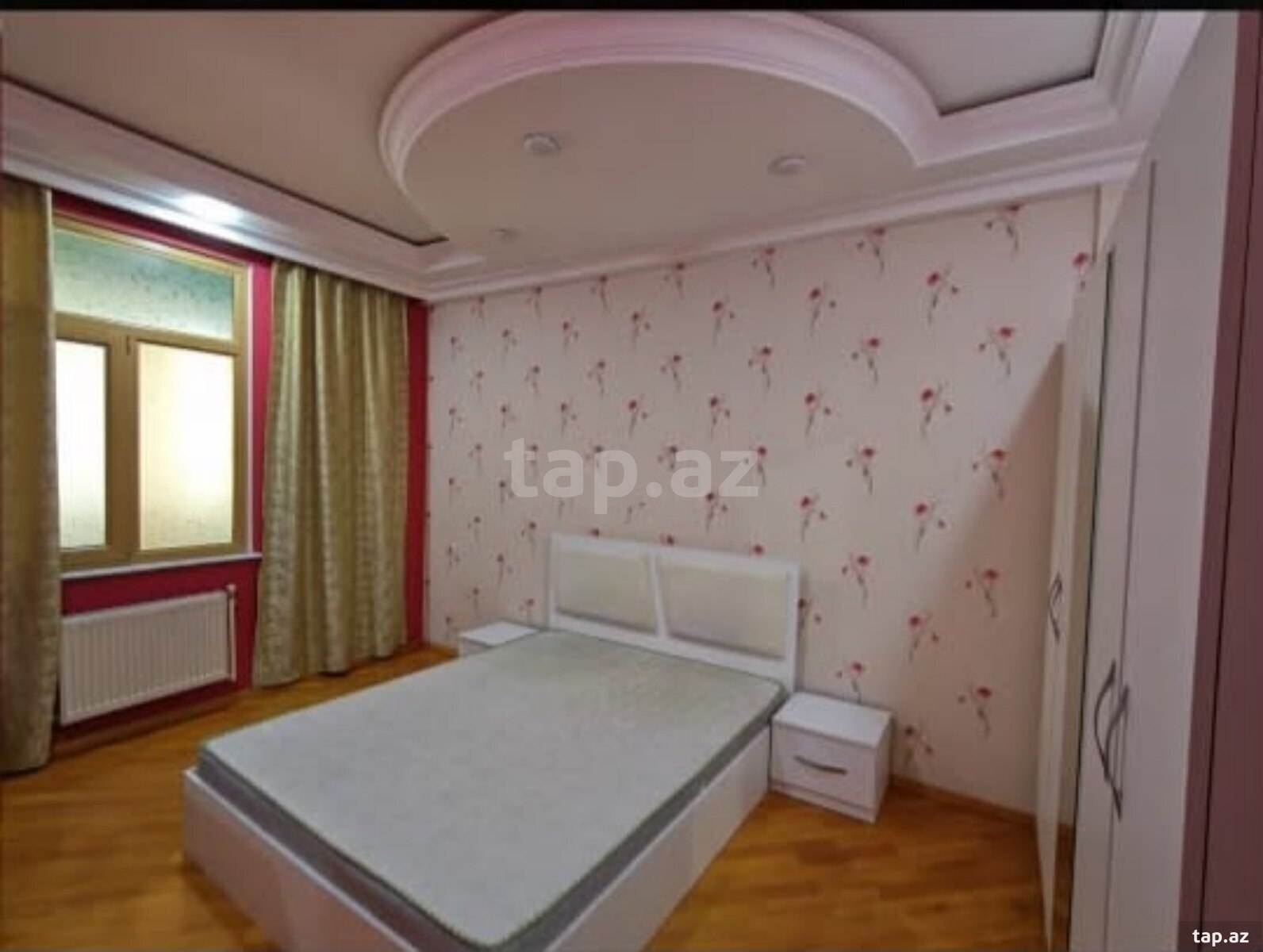 3-otaqlı yeni tikili kirayə verilir, N.Nərimanov m. , 100 m²