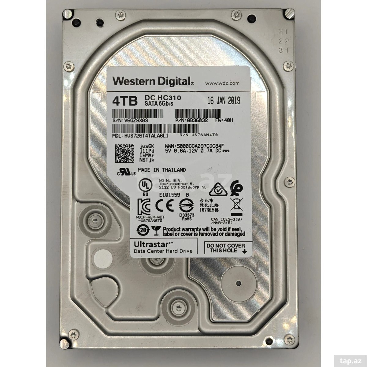WD Ultrastar DC HC310 4TB Hard Drive