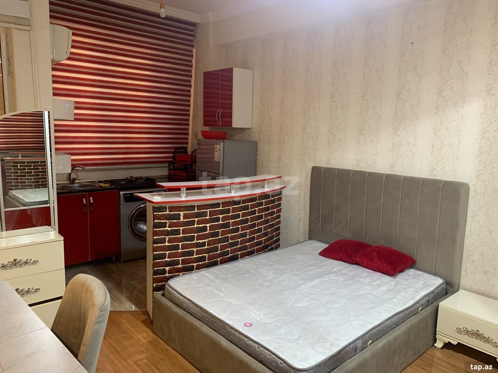 1-otaqlı yeni tikili kirayə verilir, Xırdalan ş., 30 m²