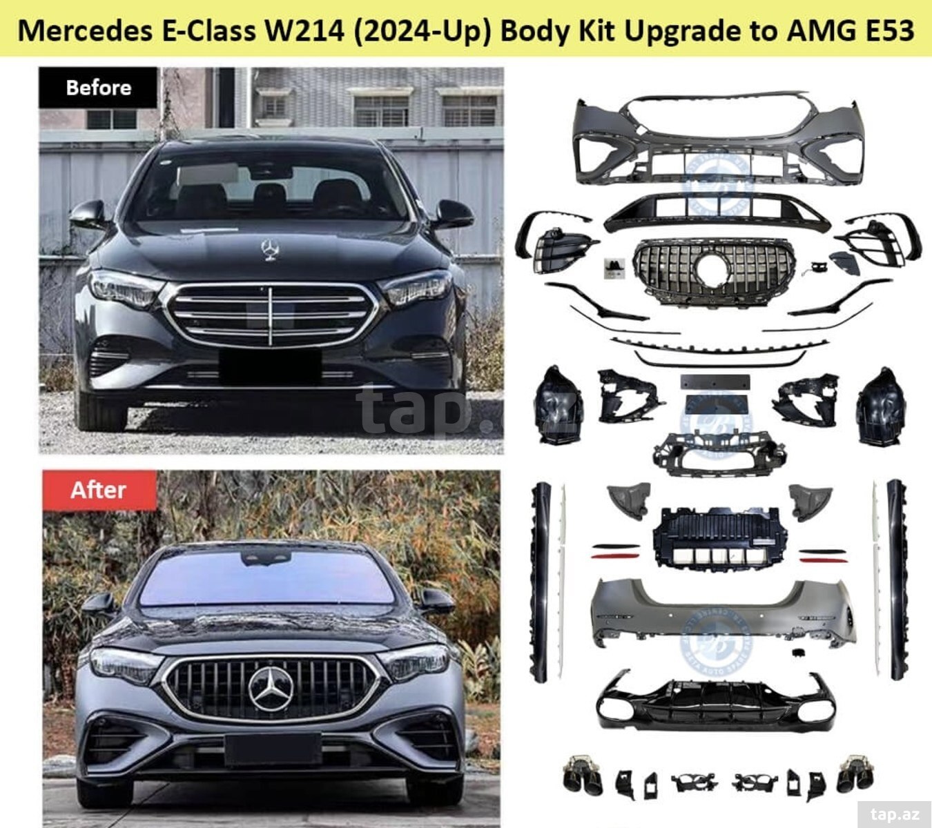 Mercedes-Benz W214 AMG body kiti