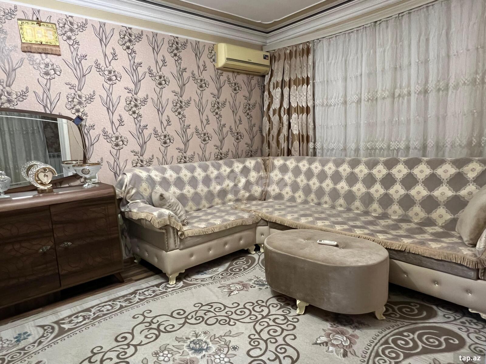 3-otaqlı mənzil, Zaur Şərifov küç., 78 m²
