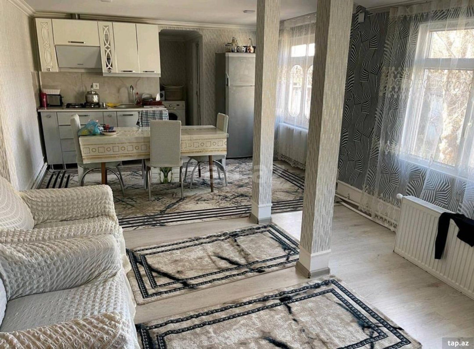 3-otaqlı mənzil kirayə verilir, Gəncə ş., 47 m²
