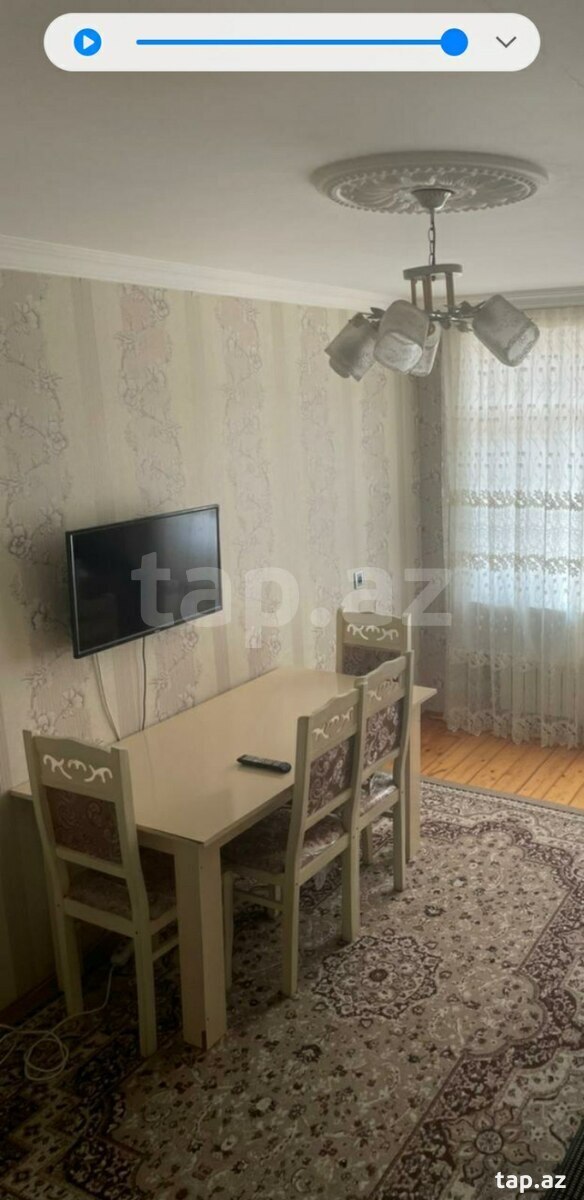 2-otaqlı mənzil kirayə verilir, Gəncə ş., 46 m²