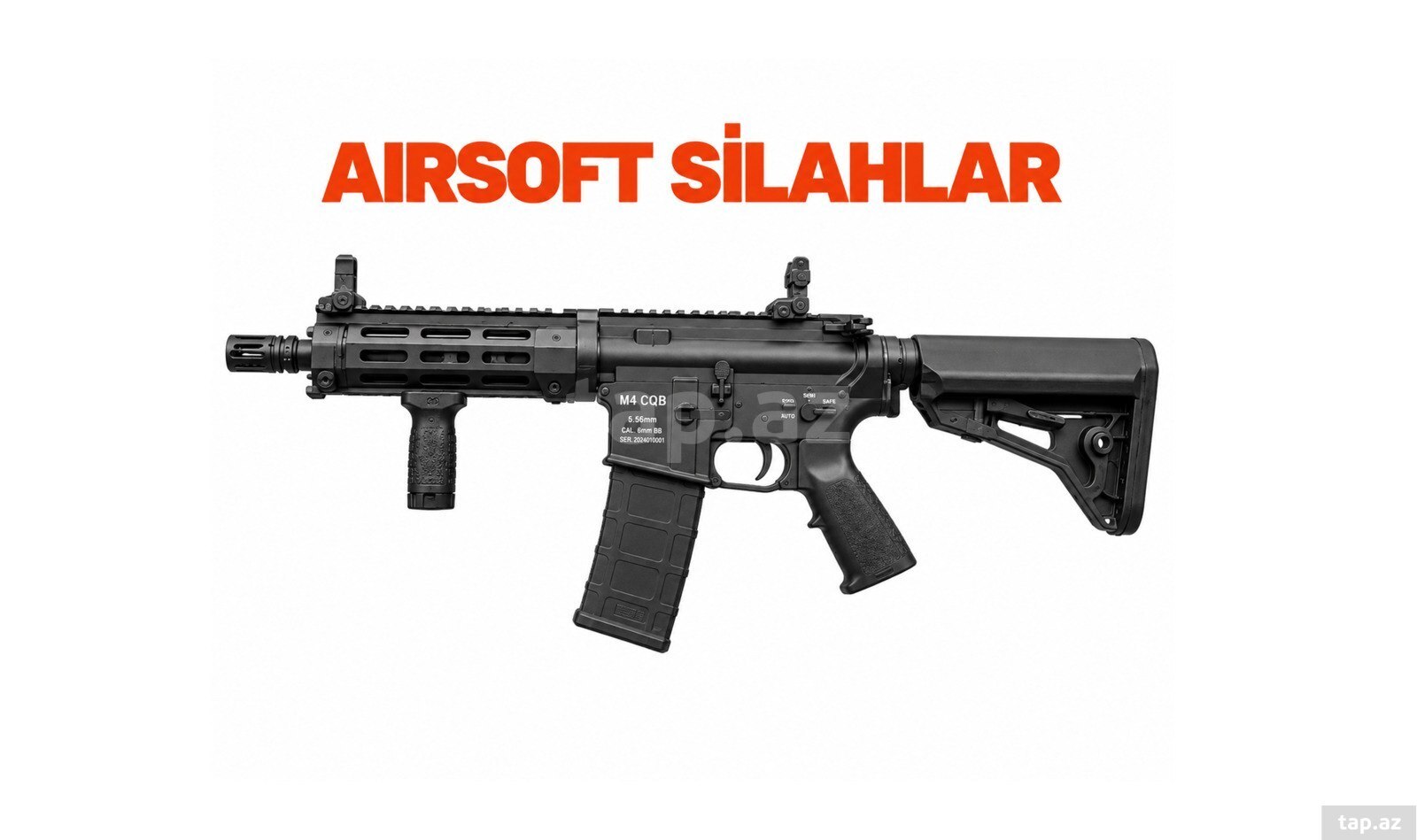 M4 DƏMİR VERSİYA gel blaster orbiz güllə atan — 1