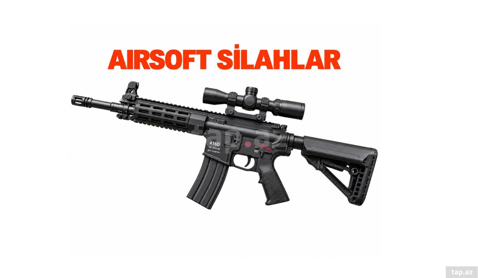 M416 PLASTIK gel blaster orbiz güllə atan — 1