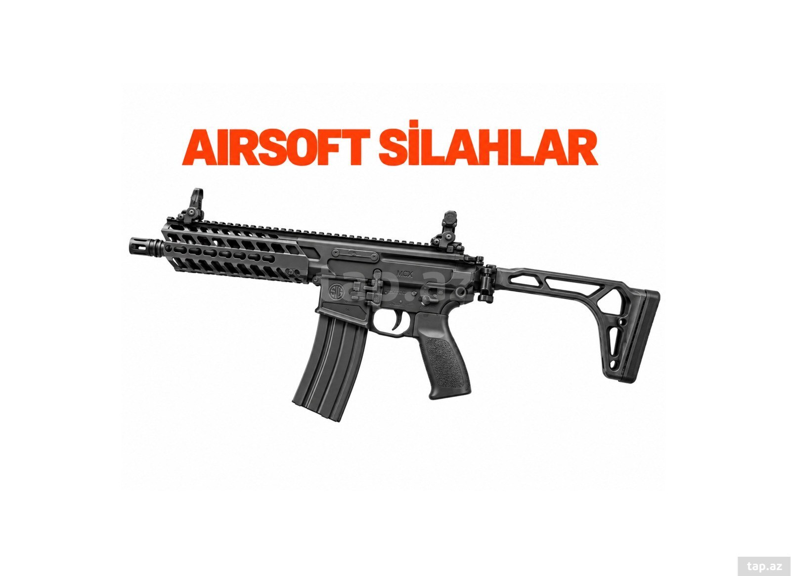 MCX tam aksesuarlı və işıqlı susduruculu gel blaster orbiz güllə atan — 1