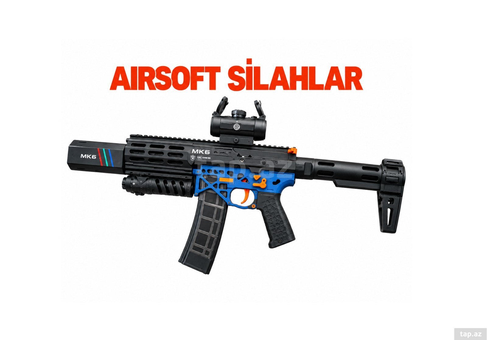 MK6 Ebanit gel blaster orbiz güllə atan — 1