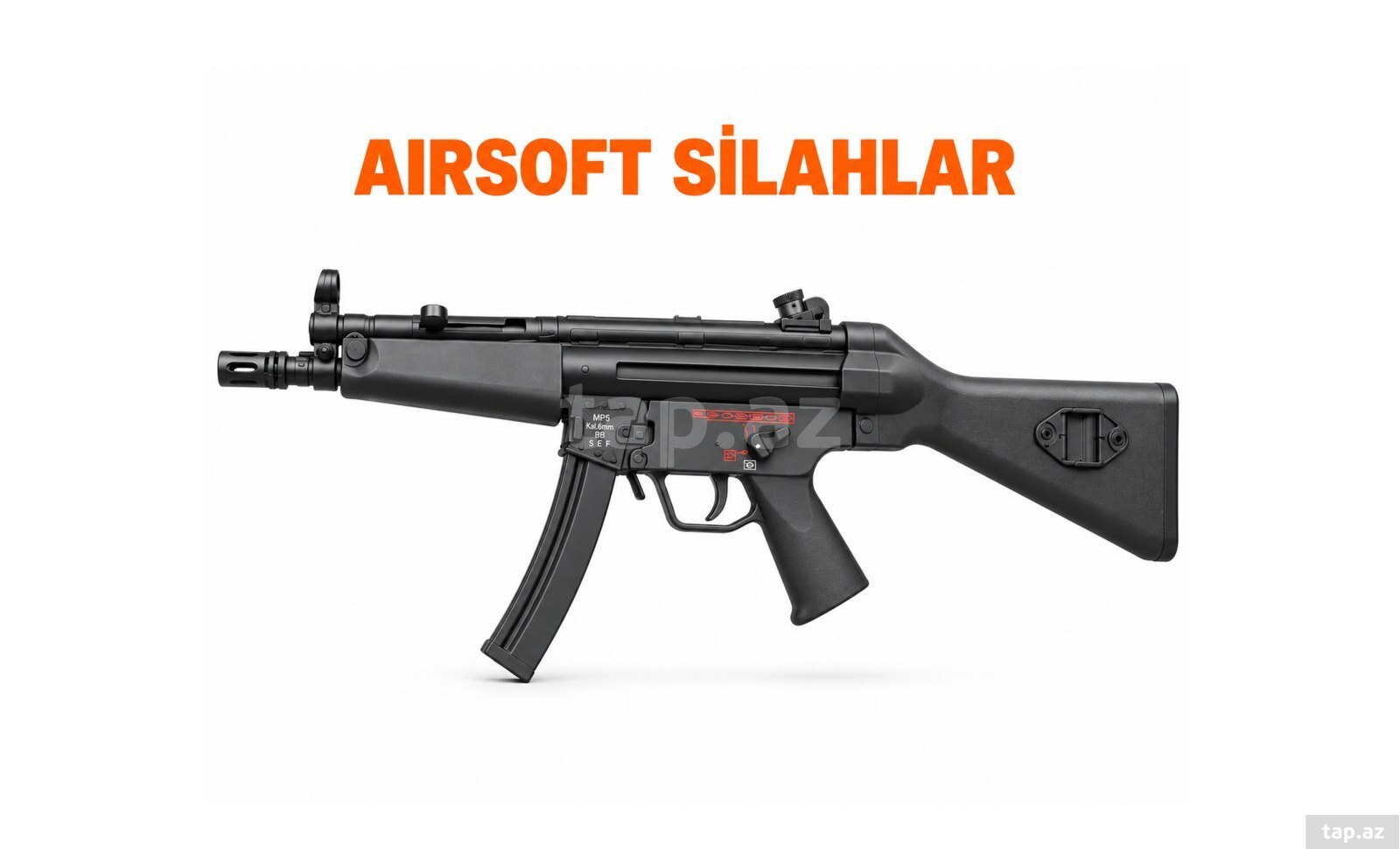 MP5 Ebanit dəmir gel blaster orbiz güllə atan — 1