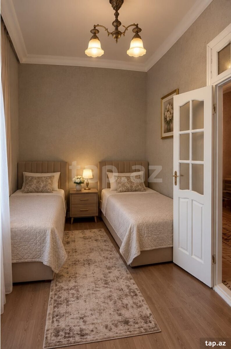 3-otaqlı mənzil kirayə verilir, Nəsimi r., 52 m²