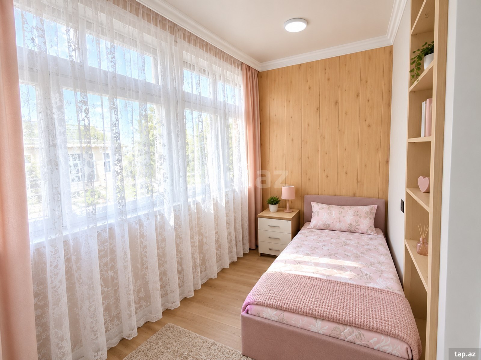 3-otaqlı mənzil kirayə verilir, Nəsimi r., 52 m²