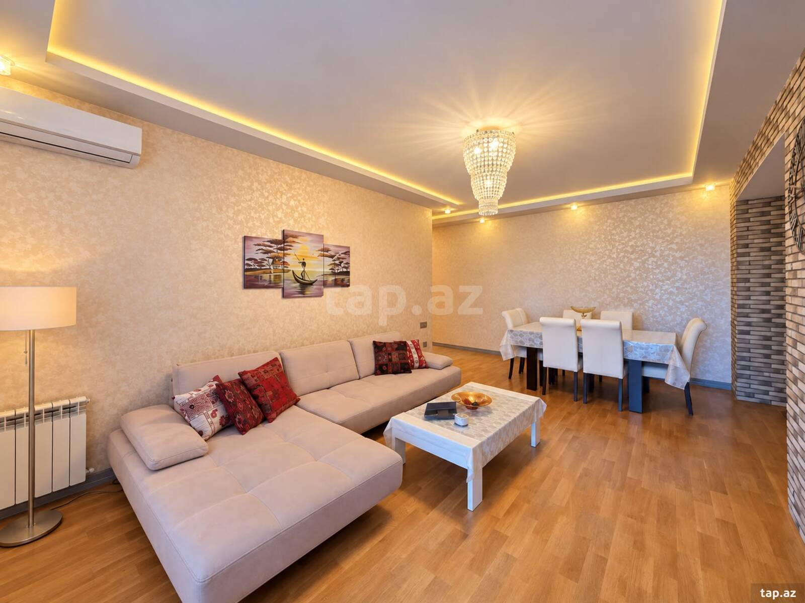 3-otaqlı yeni tikili, Nəsimi r., 145 m²
