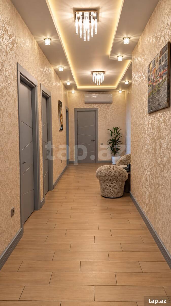 3-otaqlı yeni tikili, Nəsimi r., 145 m²