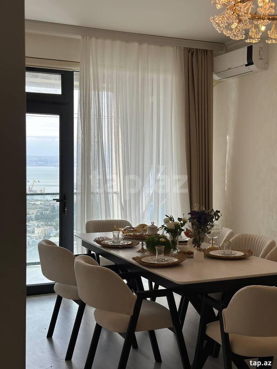 2-otaqlı yeni tikili kirayə verilir, Gəncə ş. , 90 m²