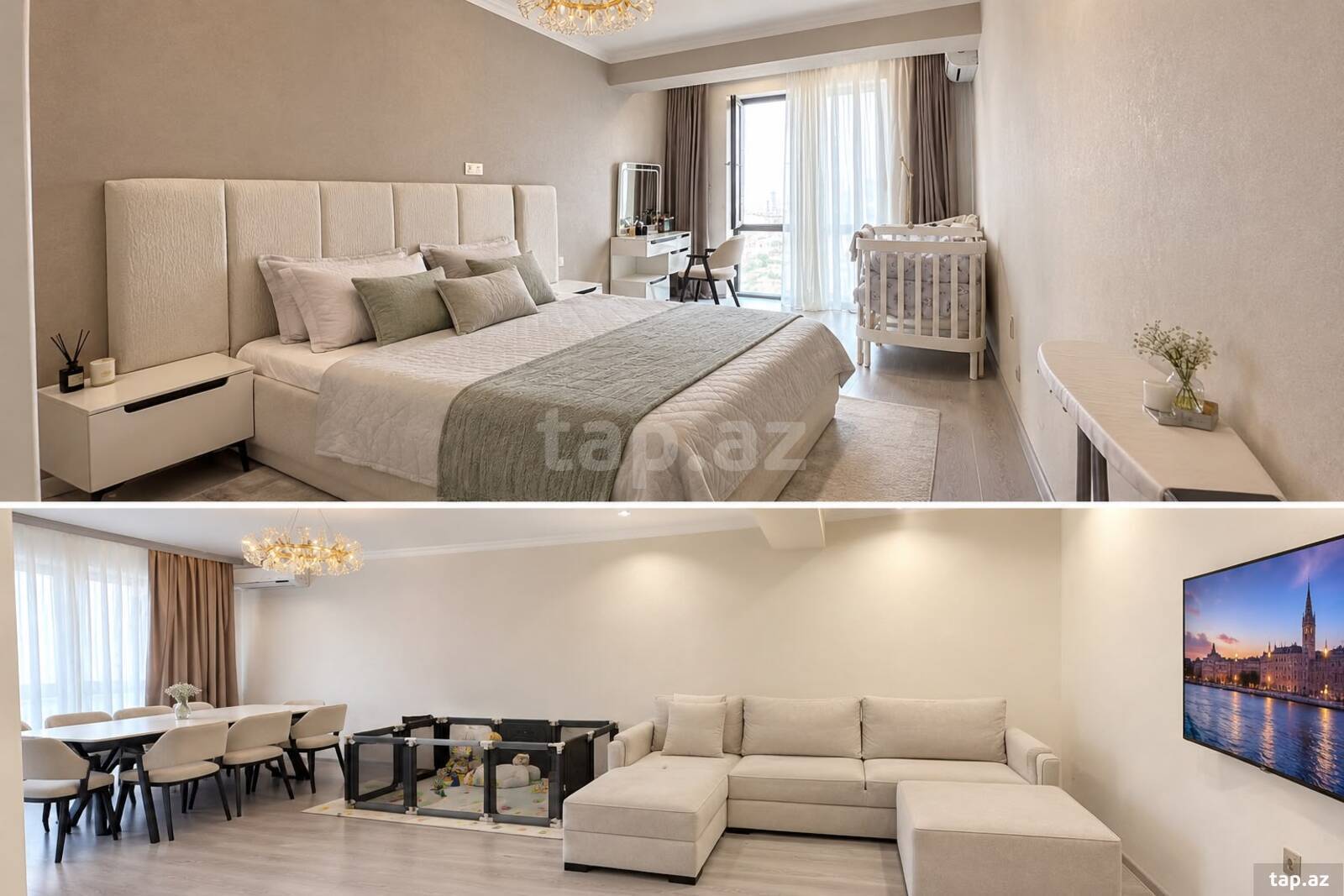 2-otaqlı yeni tikili kirayə verilir, Gəncə ş. , 90 m²