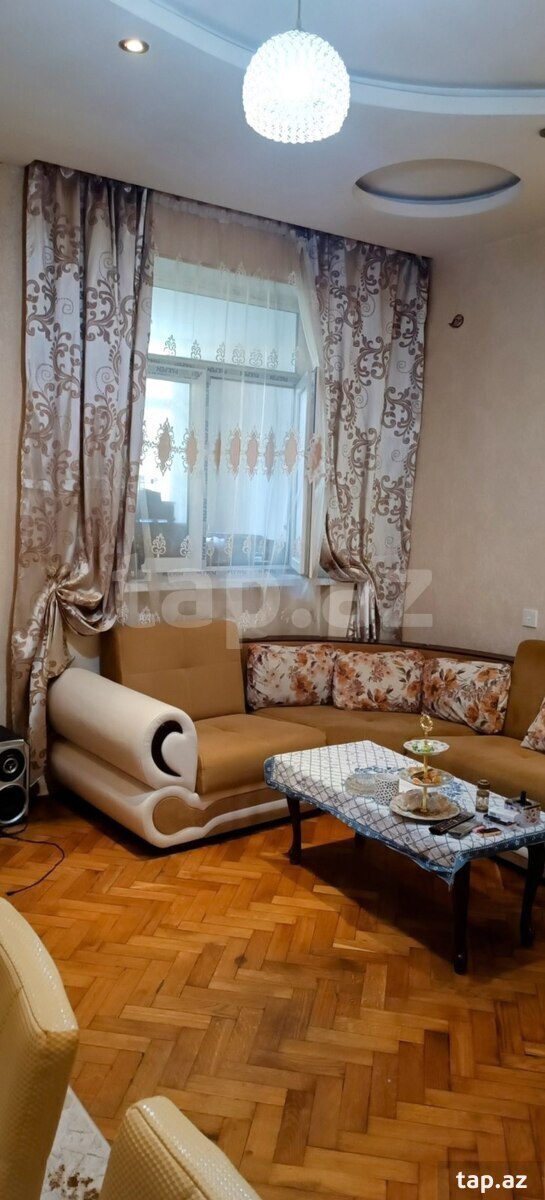 2-otaqlı mənzil kirayə verilir, Nəsimi r., 80 m²