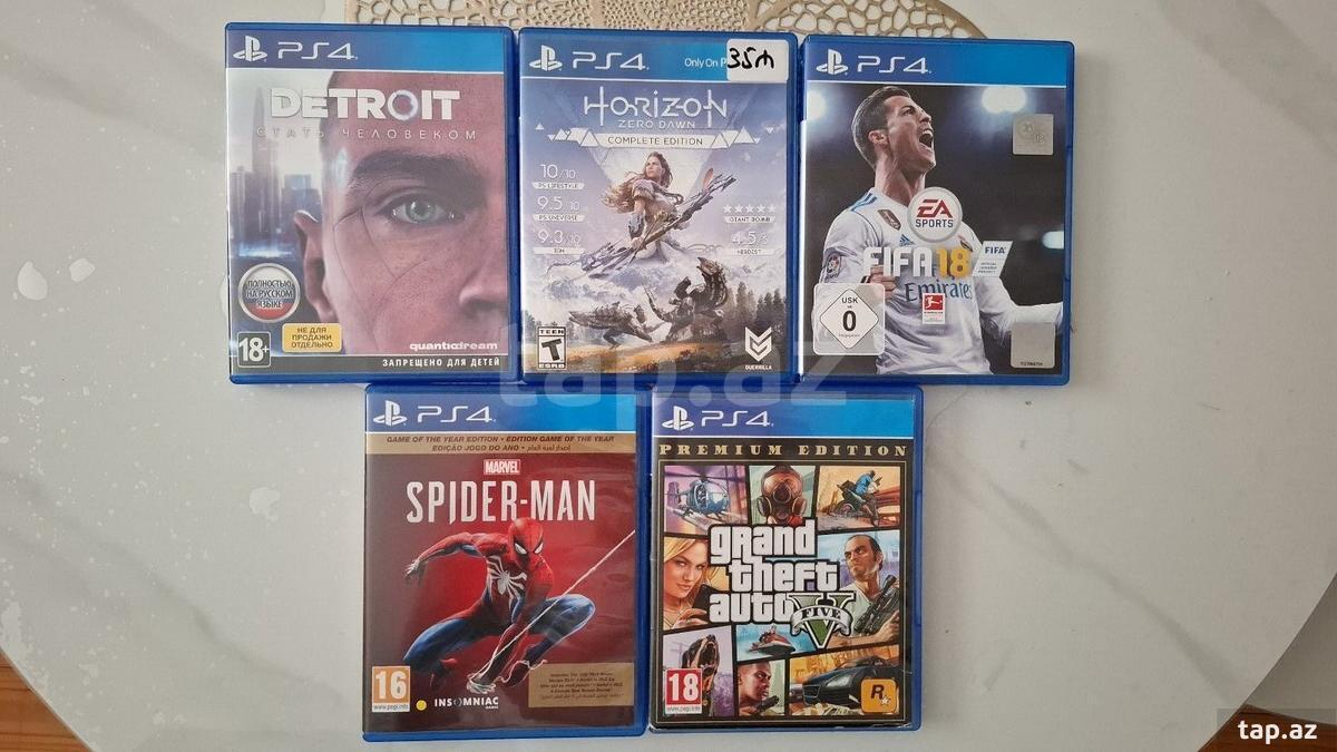 PS4 oyun diskləri