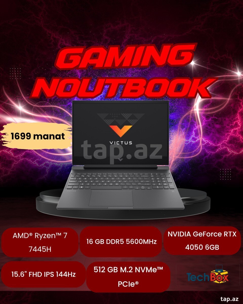 HP Victus Gaming Laptop 15-fb3075ci CW2U6EA