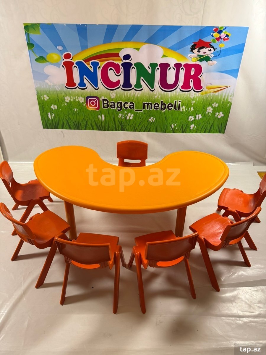 Uşaq masa və oturacaqları