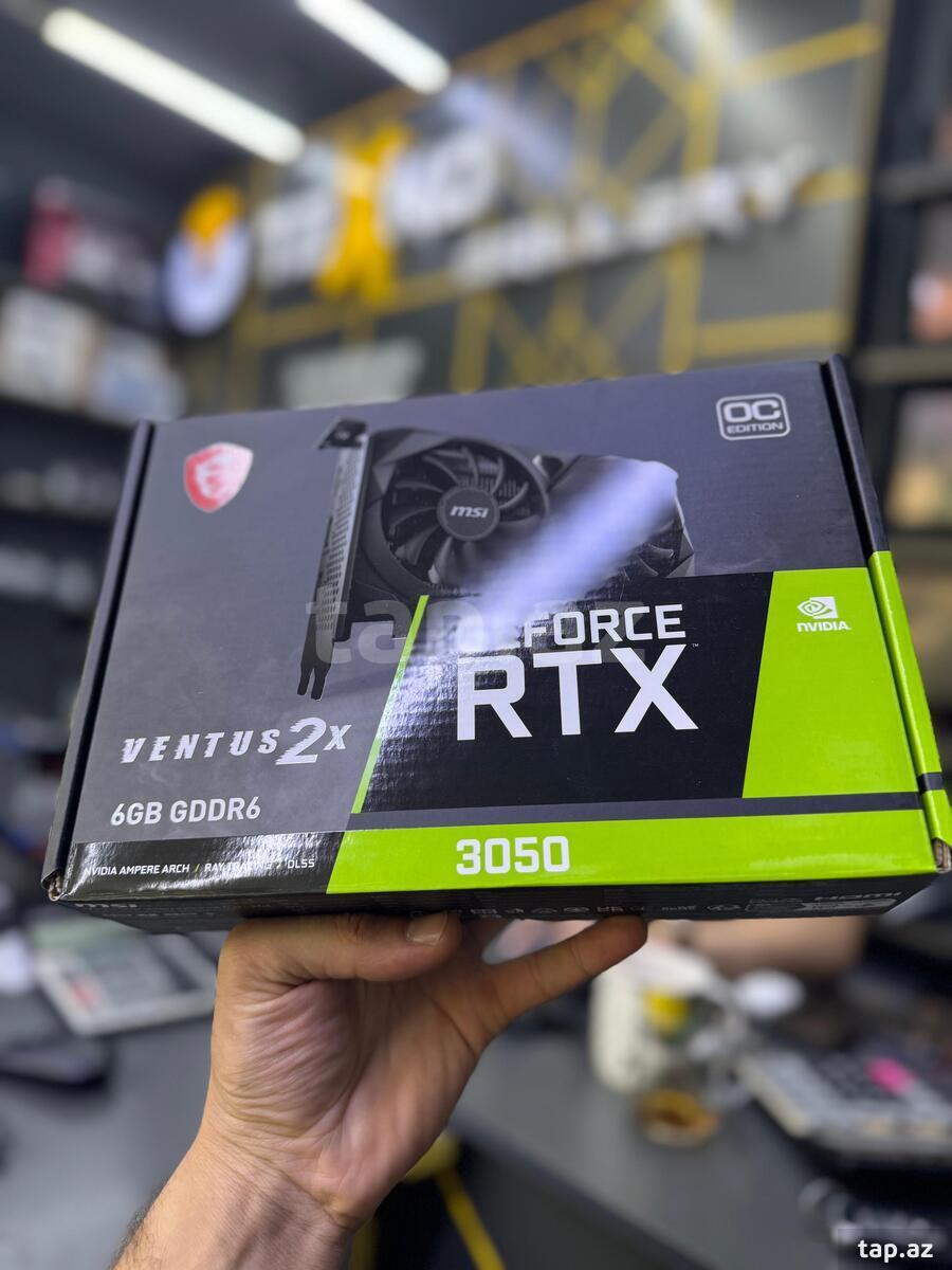 VGA MSI GeForce RTX 3050 Ventus 2X E 6G OC | 6GB GDDR6 | 96-bit