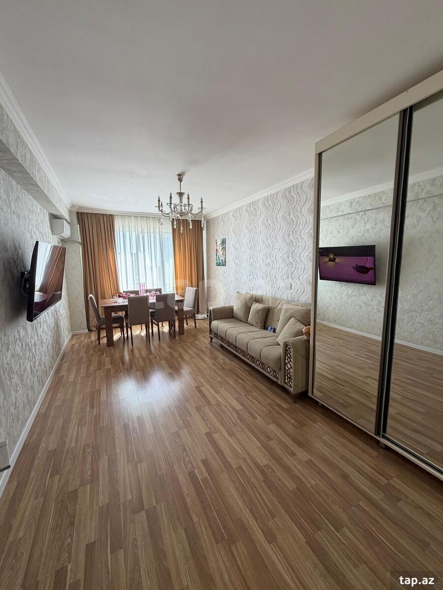 2-otaqlı yeni tikili kirayə verilir, İnşaatçılar m., 65 m²