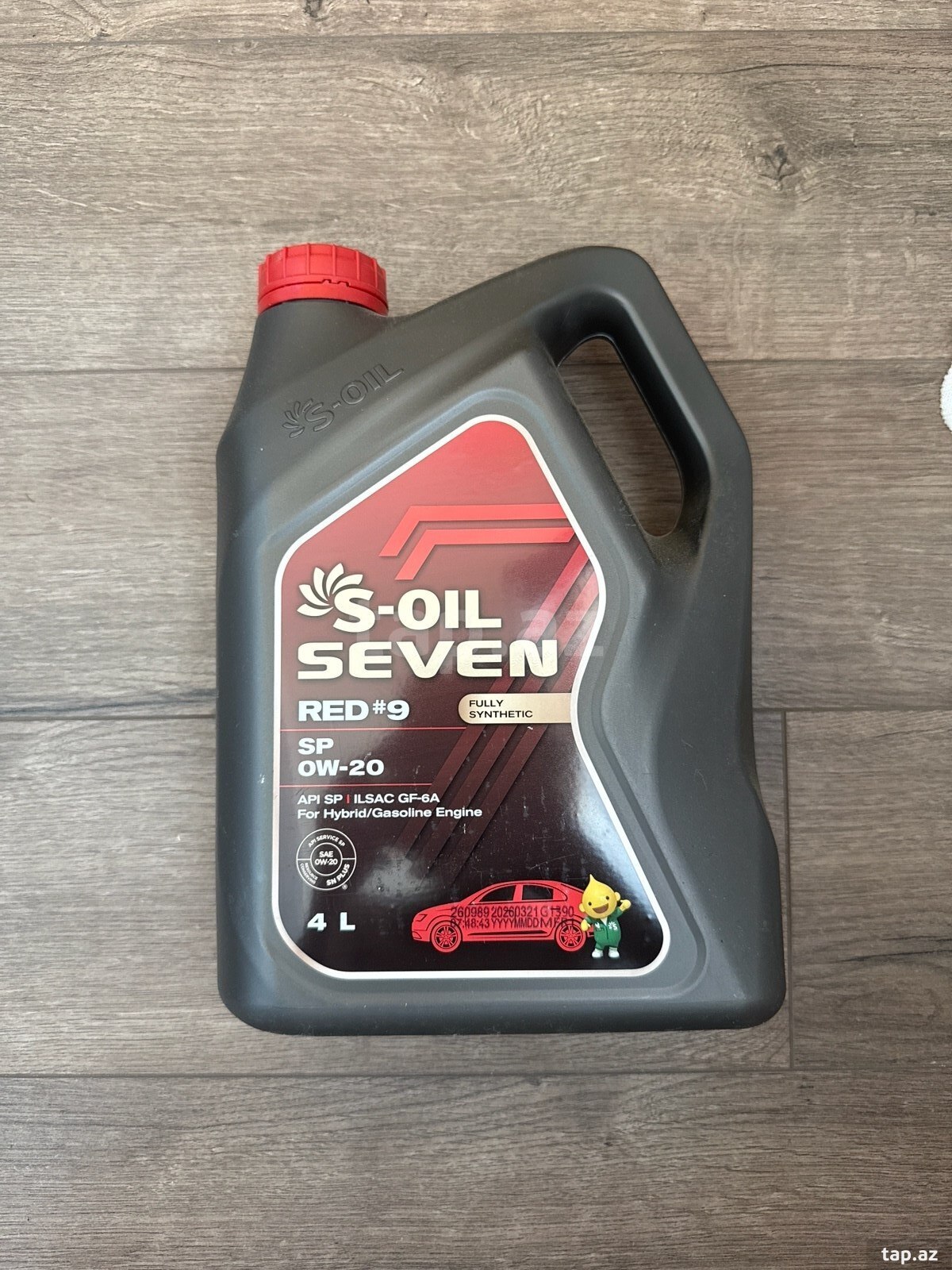 0w20 mühərrik yağı S-OIL SEVEN 4L