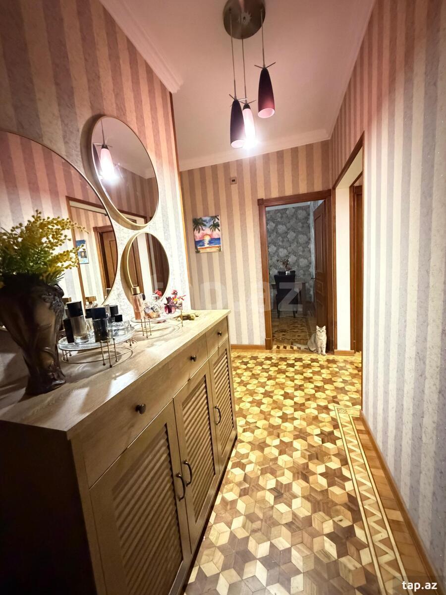 3-otaqlı mənzil, Nəsimi m., 80 m²