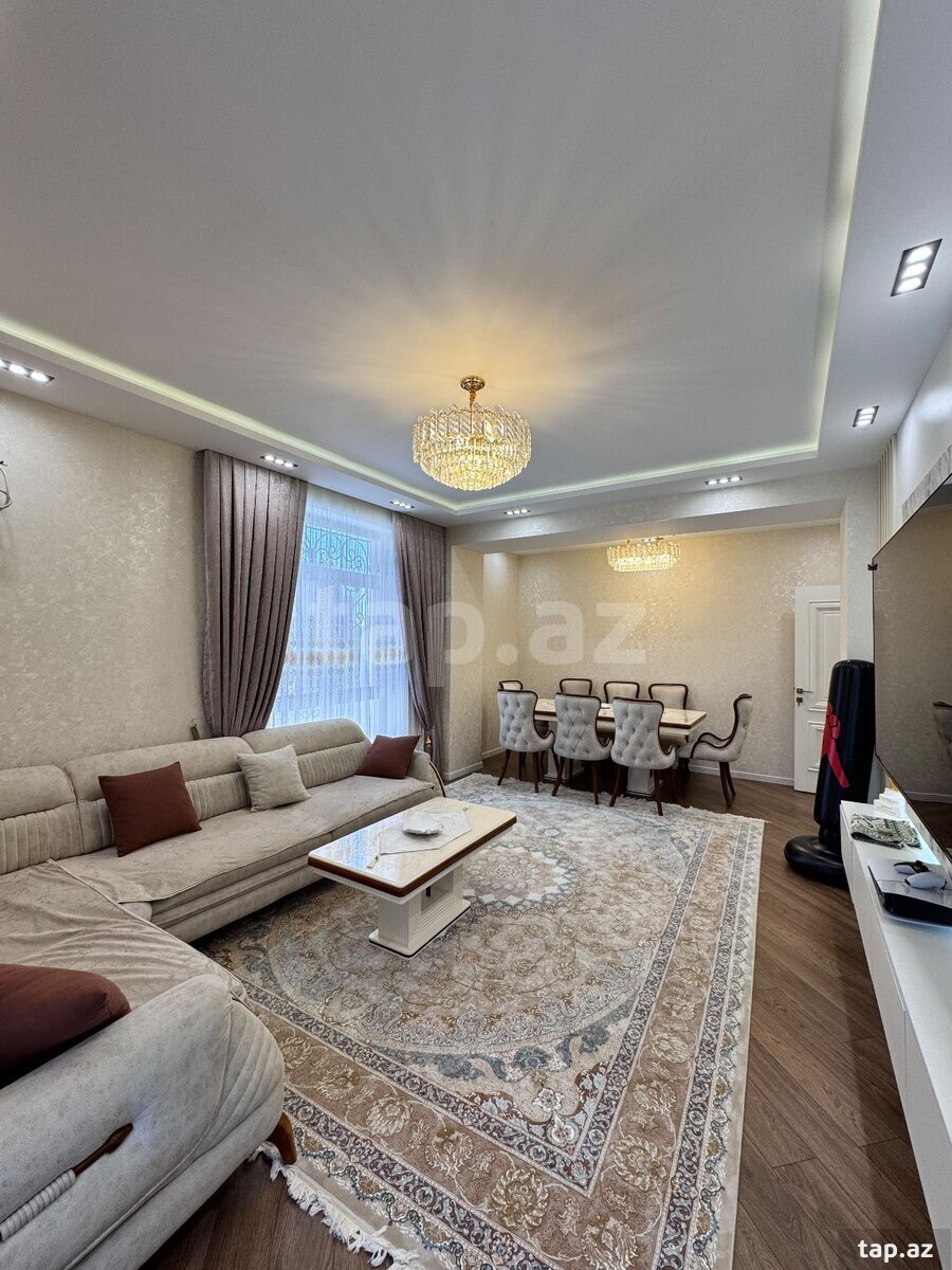 4-otaqlı yeni tikili, Nərimanov r., 125 m²