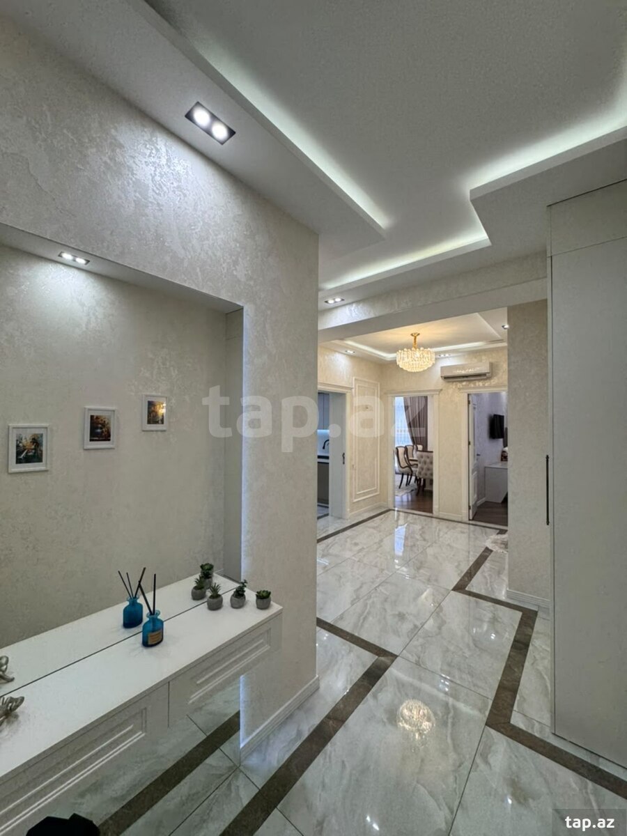 4-otaqlı yeni tikili, Nərimanov r., 125 m²