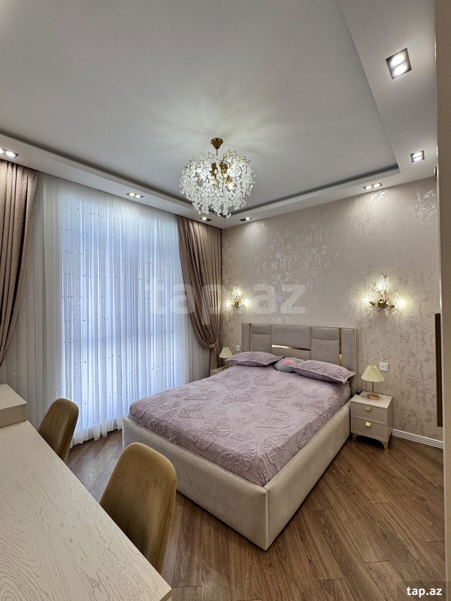 4-otaqlı yeni tikili, Nərimanov r., 125 m²