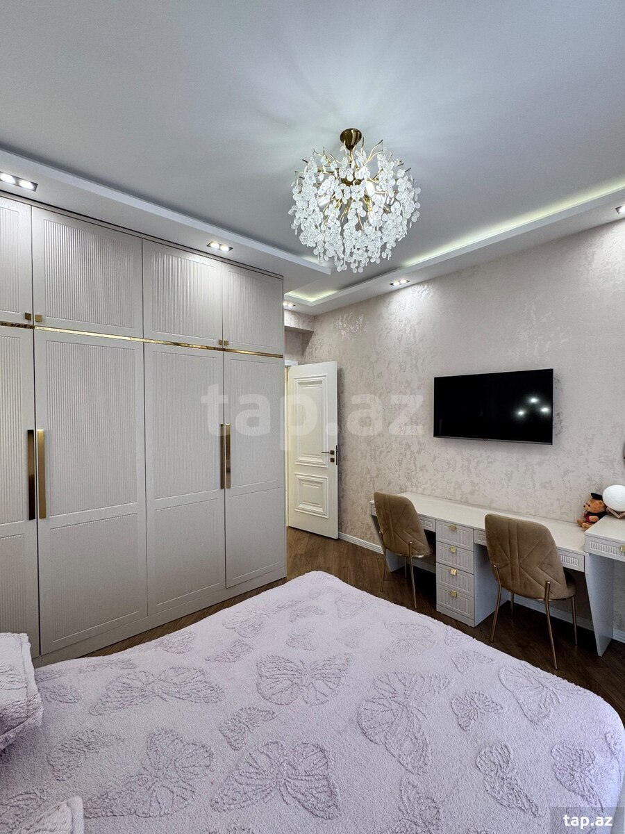 4-otaqlı yeni tikili, Nərimanov r., 125 m²