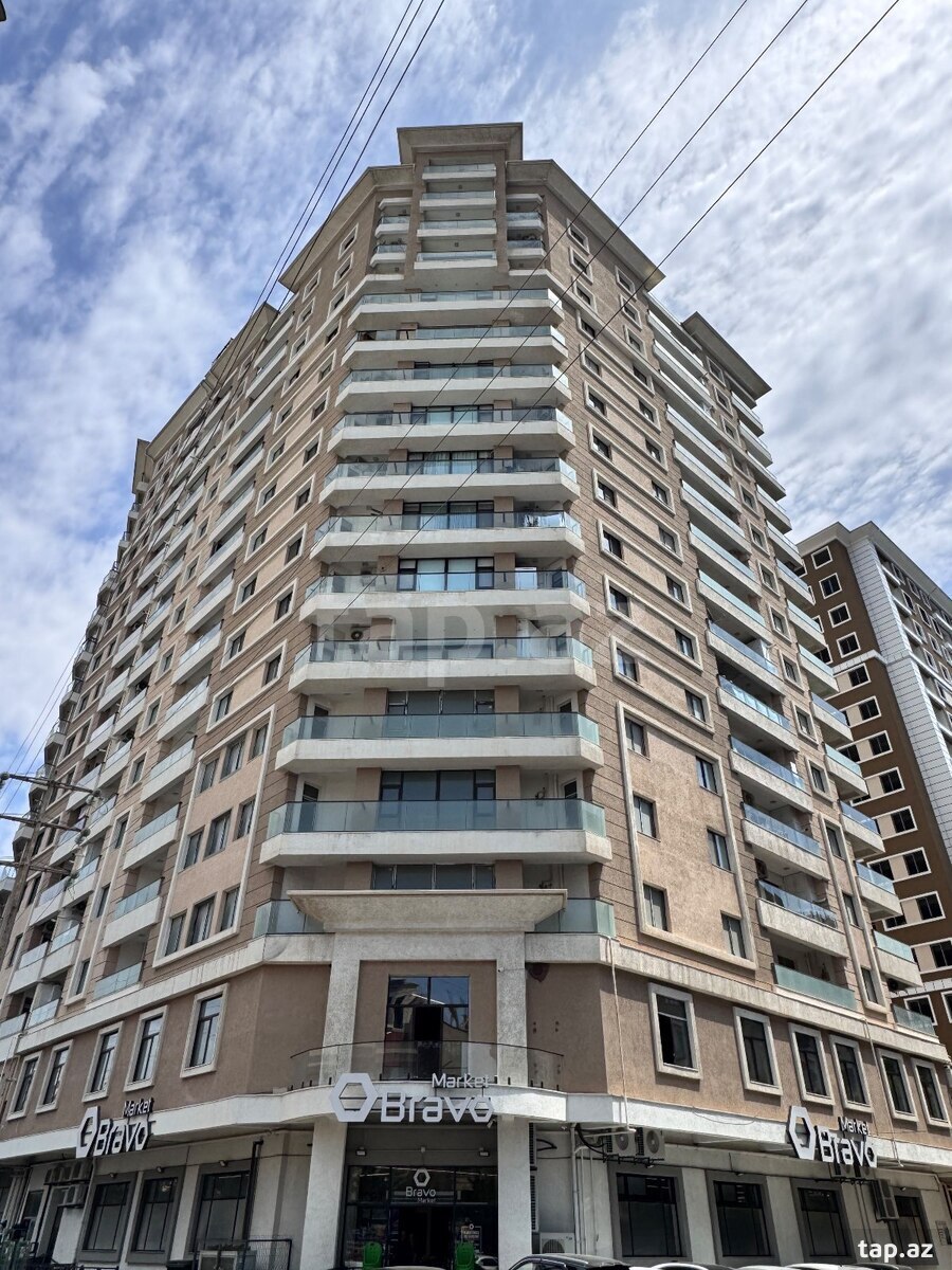 4-otaqlı yeni tikili, Nərimanov r., 125 m²