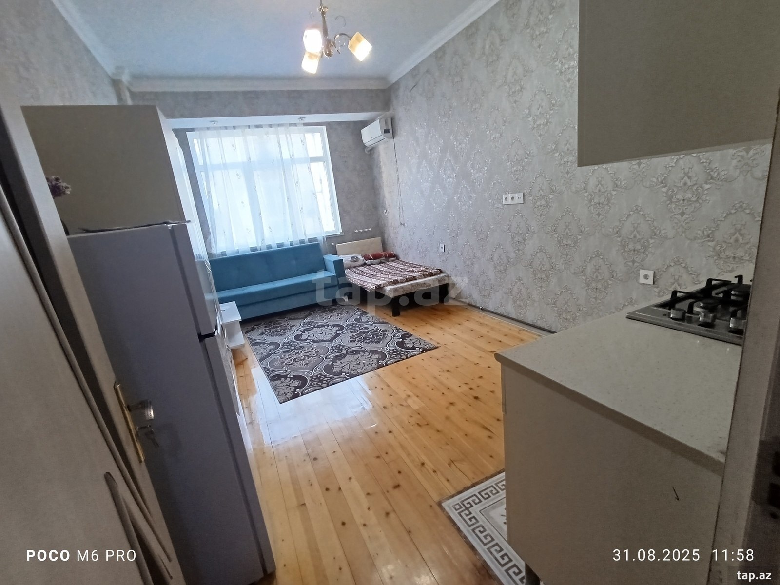 1-otaqlı yeni tikili kirayə verilir, Xırdalan ş., 30 m²