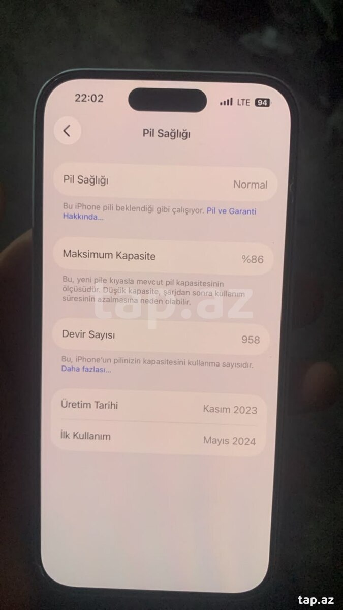 Apple iPhone 15 Blue 128GB/6GB