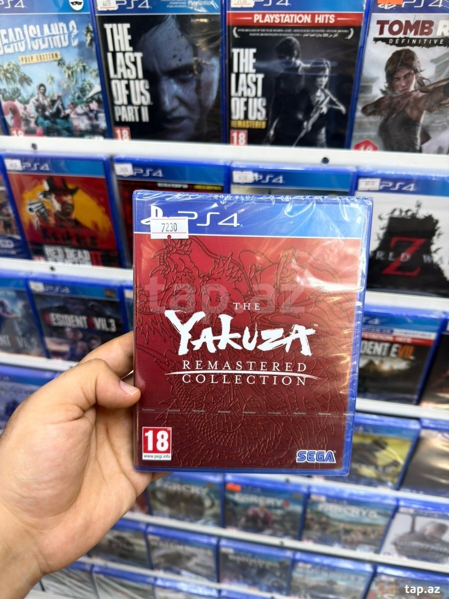 PS4 The yakuza Remastered Collection oyun diski