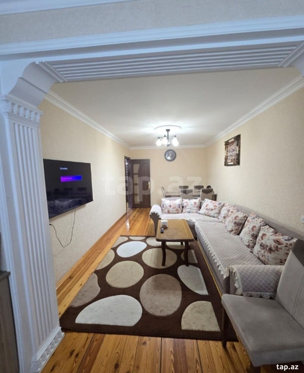 3-otaqlı mənzil kirayə verilir, Memar Əcəmi m., 50 m²