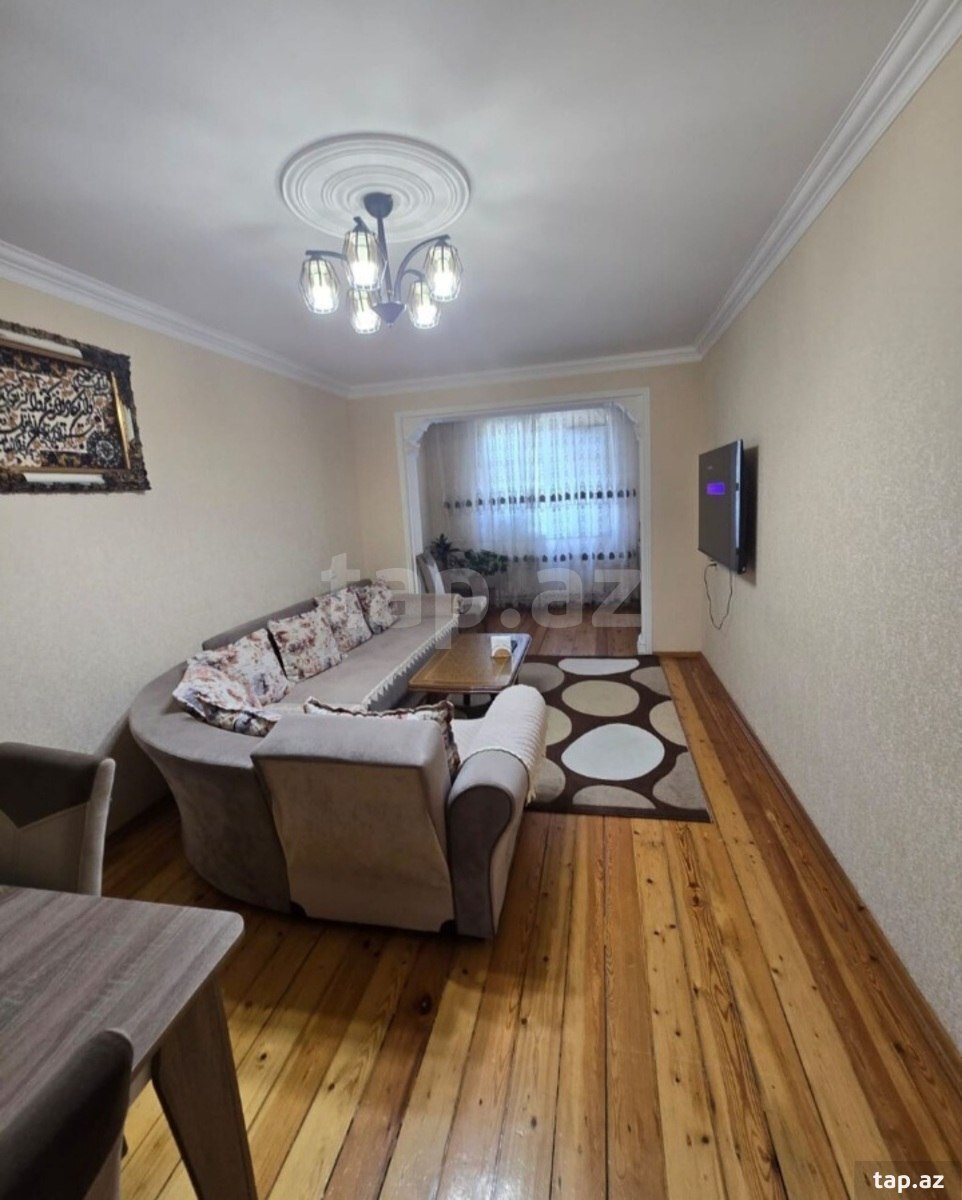 3-otaqlı mənzil kirayə verilir, Memar Əcəmi m., 50 m²