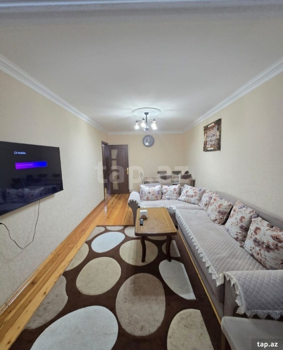 3-otaqlı mənzil kirayə verilir, Memar Əcəmi m., 50 m²