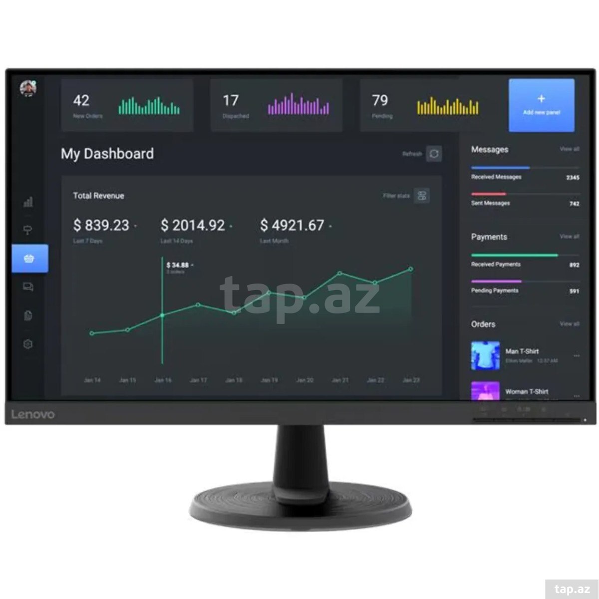 Monitor Lenovo ThinkVision C24-40 (63DCKAT6EU)