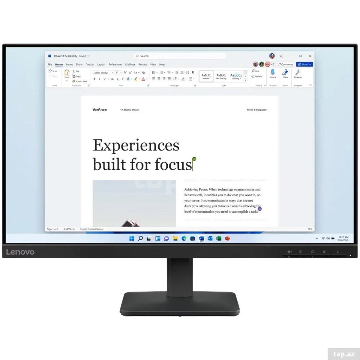 Monitor Lenovo L24-4e (68C2KAC1EU)